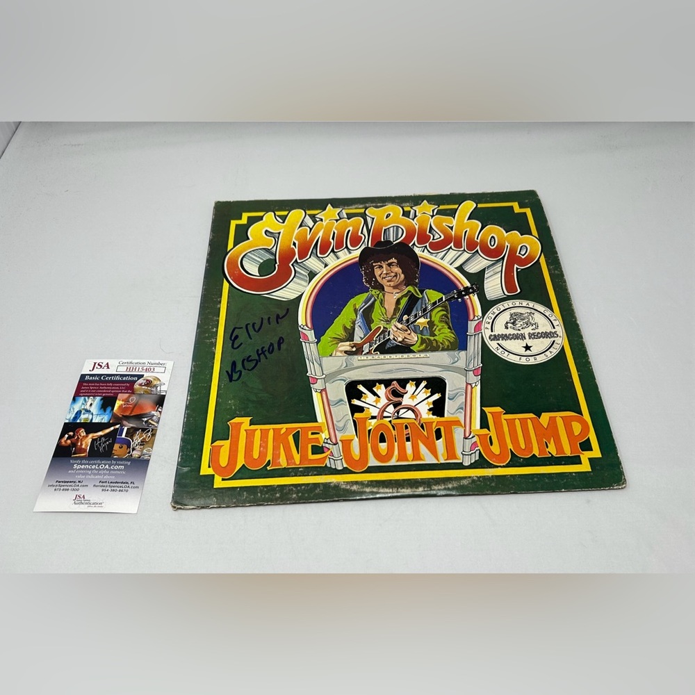 Elvin Bishop signed Juke Joint Jump Album JSA COA